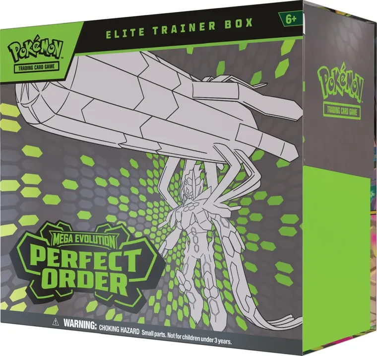 Pokemon TCG: Mega Evolution, Perfect Order, Elite Trainer Box, joc de carti