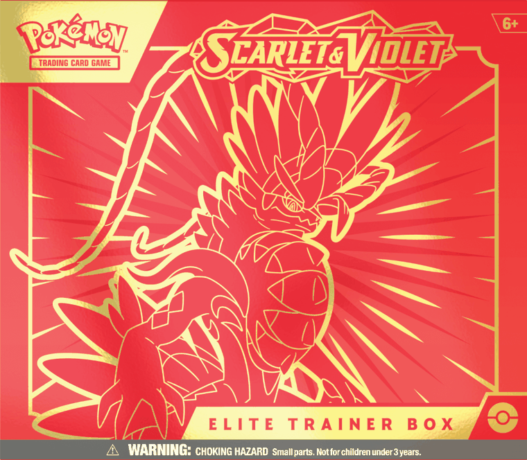Pokemon TCG: Scarlet and Violet, ETB Elite Trainer Box, joc de carti