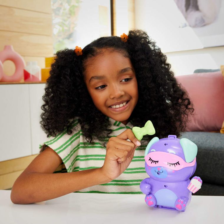 Polly Pocket, Pijama Party, set de papusa si accesorii