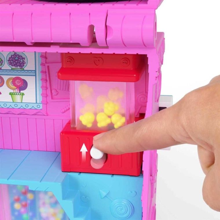 Polly Pocket, Pollyville, Sweet Store, set de joaca cu 2 papusi si accesorii