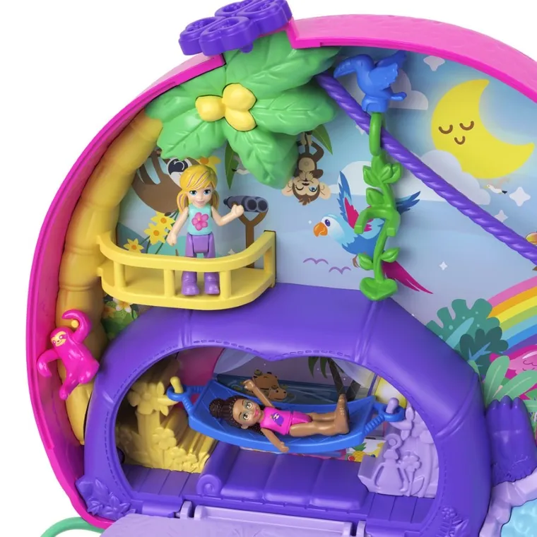 Polly Pocket, Purse Compact, set cu figurine si accesorii