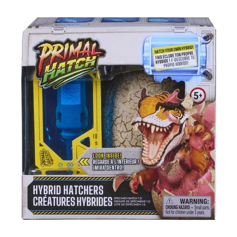 Primal Hatch, Hybrid Hatchers, set de joaca cu figurina dinozaur si accesorii