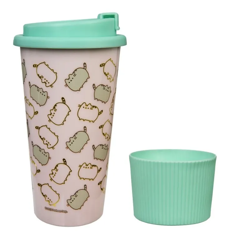 Pusheen, cana de calatorie, 450 ml