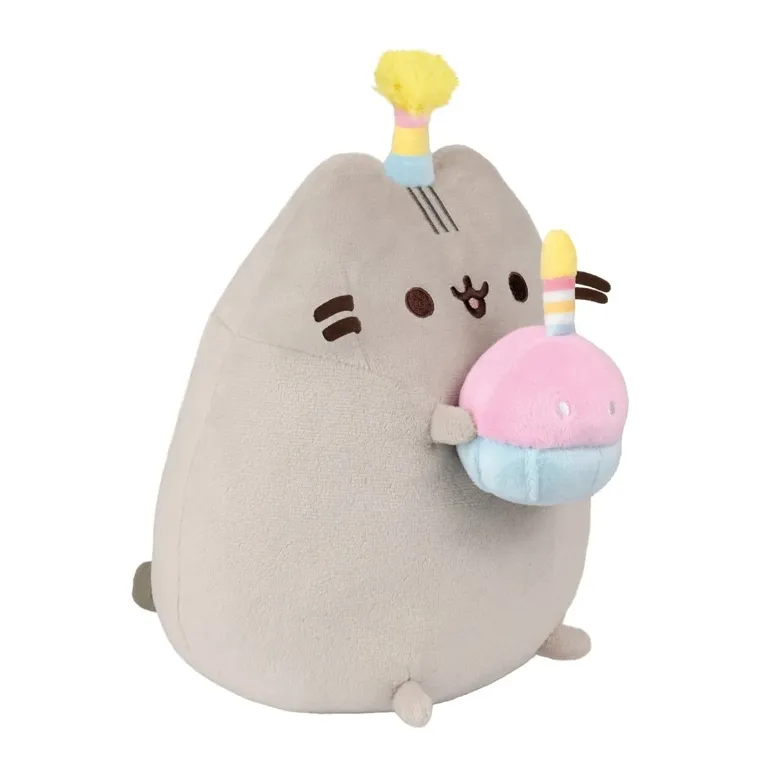 Pusheen, Pisica cu tort, jucarie de plus, 24 cm