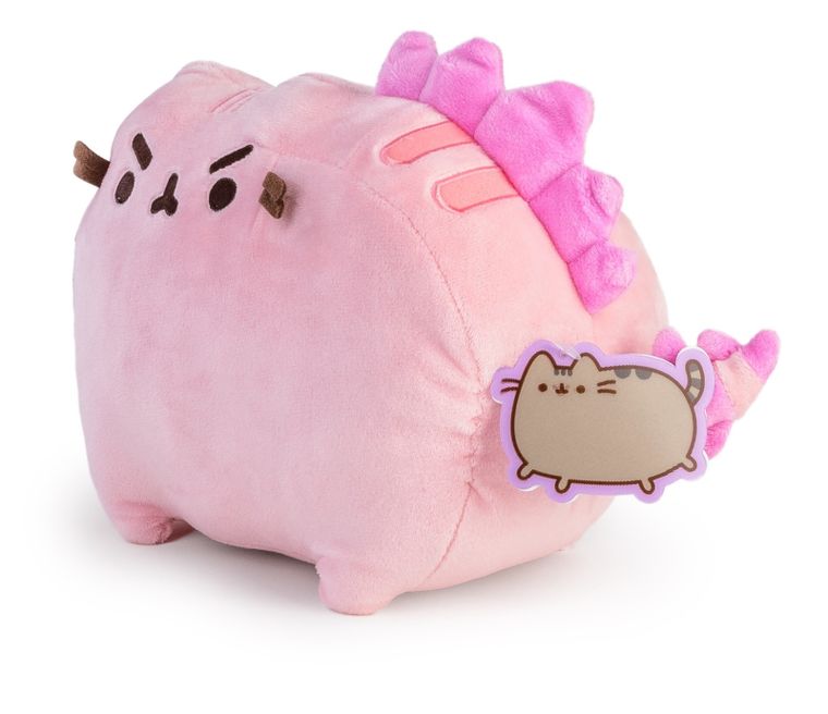 Pusheen, Pusheenosaurus, jucarie de plus, roz, 24 cm