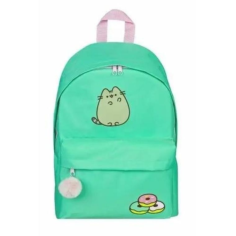 Pusheen, rucsac gradinita, verde