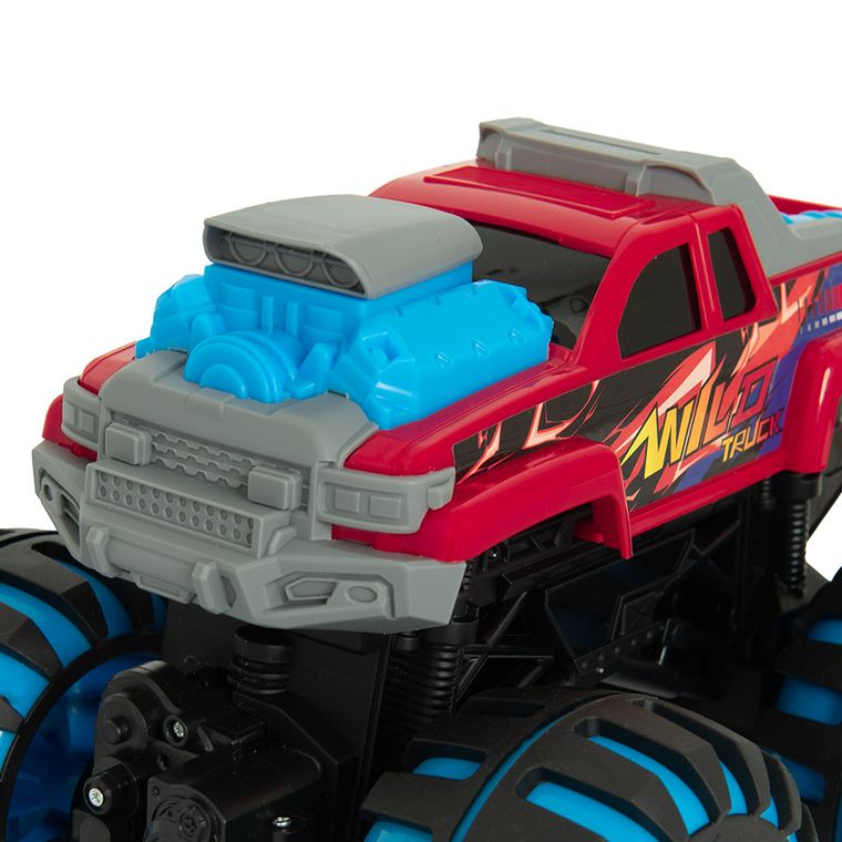 Race Xtreme, Wild Truck, masina de teren cu roti luminoase, vehicul cu telecomanda, 1:12