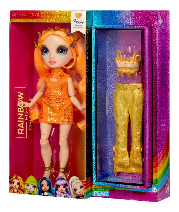 Rainbow High, Poppy, papusa fashion