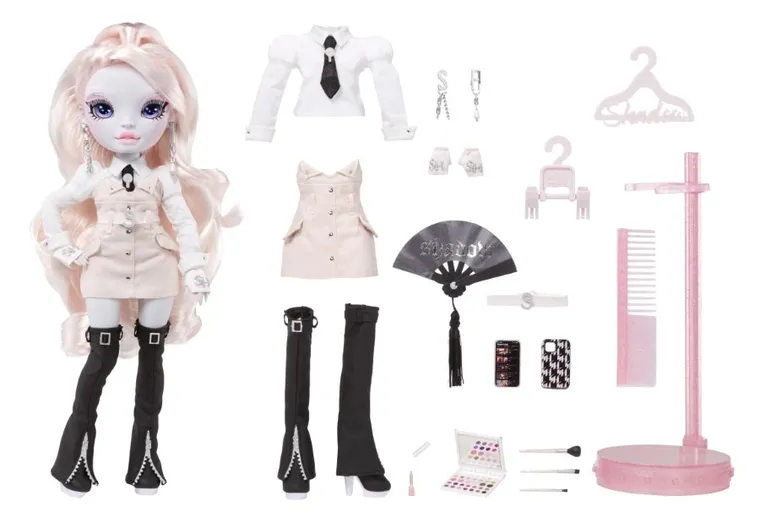 Rainbow High, Shadow High, Karla Choupette, papusa cu accesorii