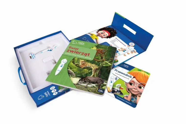 Raspundel Istetel. Lumea animalelor. Set creion electronic vorbitor si carte