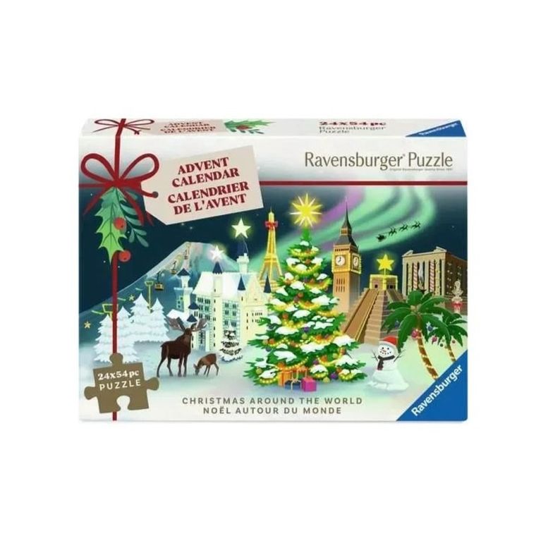 Ravensburger, Calendar de advent, puzzle, 24-54 piese