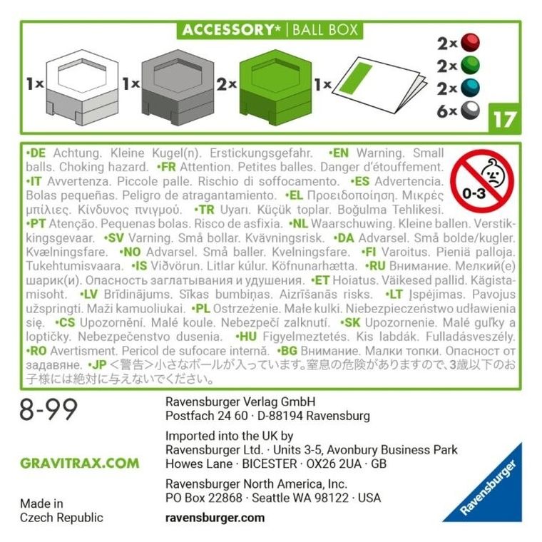 Ravensburger, GraviTrax, Box, set suplimentar
