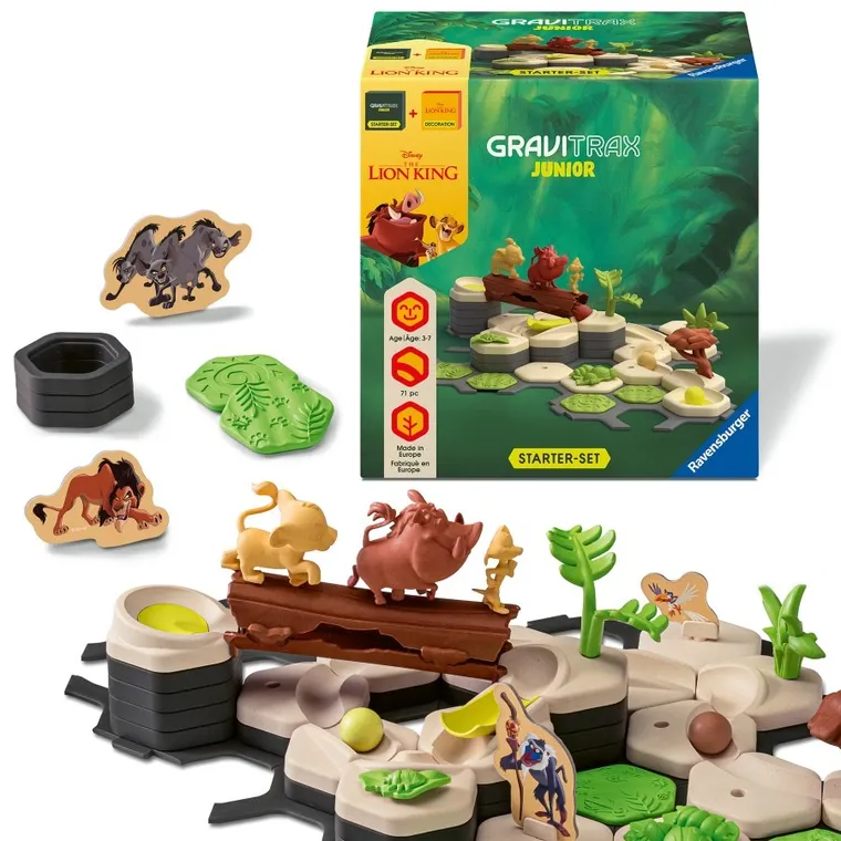 Ravensburger, GraviTrax Junior, Lion King, set de start