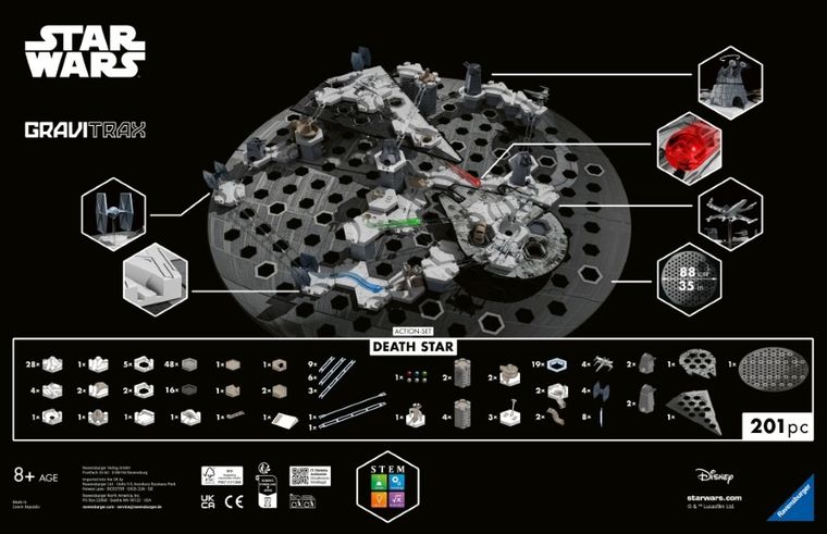 Ravensburger, GraviTrax, Star Wars, Death Star, set de actiuni