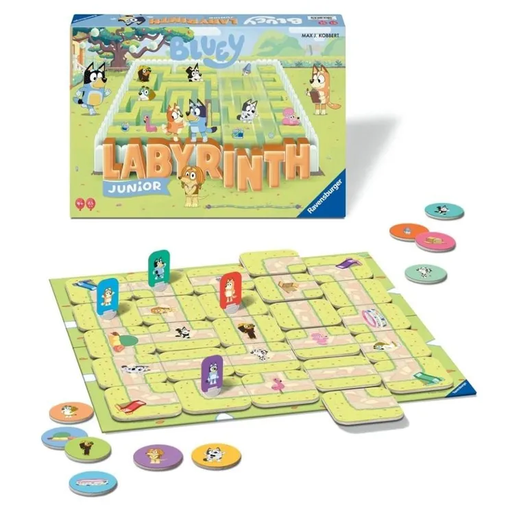 Ravensburger, Labyrinth Junior Bluey, joc de familie