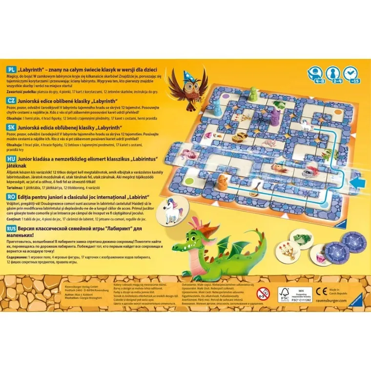 Ravensburger, Labyrinth Junior, joc de familie
