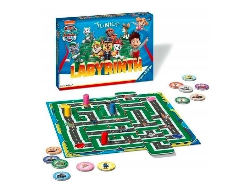 Ravensburger, Labyrinth Junior Paw Patrol, joc de familie