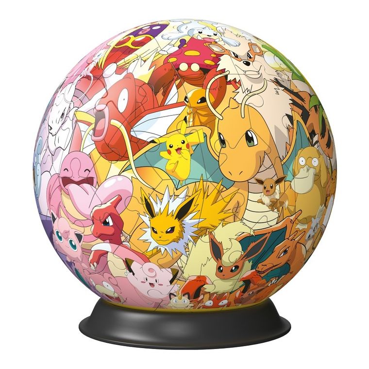 Ravensburger, Pokemon, Ball, puzzle 3D, 73 piese