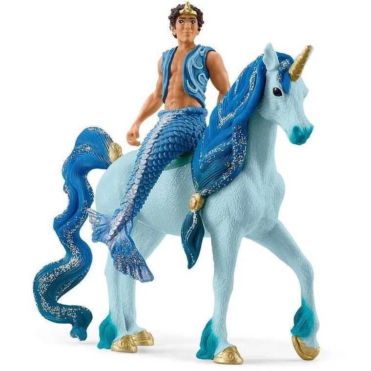 Schleich, Bayala, Aryon pe unicorn, figurina, 70718