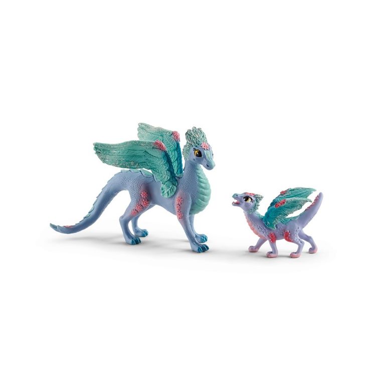 Schleich, Bayala, Dragon si pui cu flori, figurina, 70592
