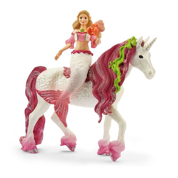 Schleich, Bayala, Sirena Feya pe unicorn subacvatic, figurina, 70593