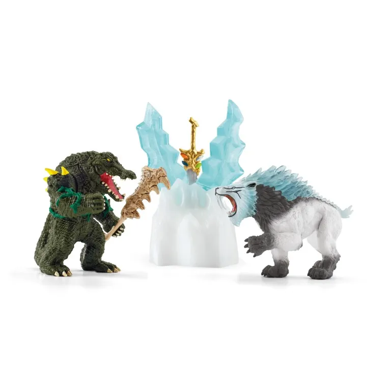 Schleich, Eldrador Creatures, Atac asupra cetatii de gheata, set, 42497