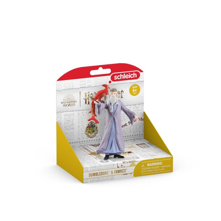 Schleich, Harry Potter, Albus Dumbledore si Fawkes, set, 42637