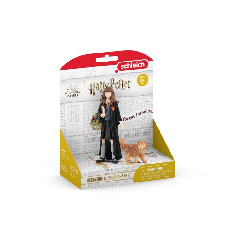 Schleich, Harry Potter, Hermione Granger si Crookshanks, set, 42635