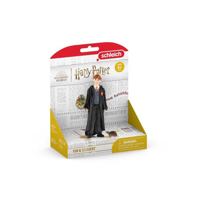 Schleich, Harry Potter, Ron Weasley si Scabbers, set, 42634