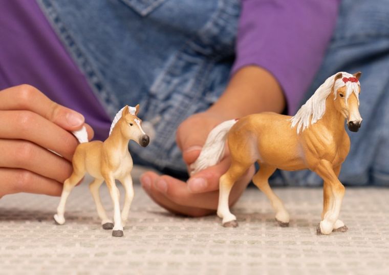 Schleich, Horse Club, Manz de rasa Haflinger, figurina, 13951
