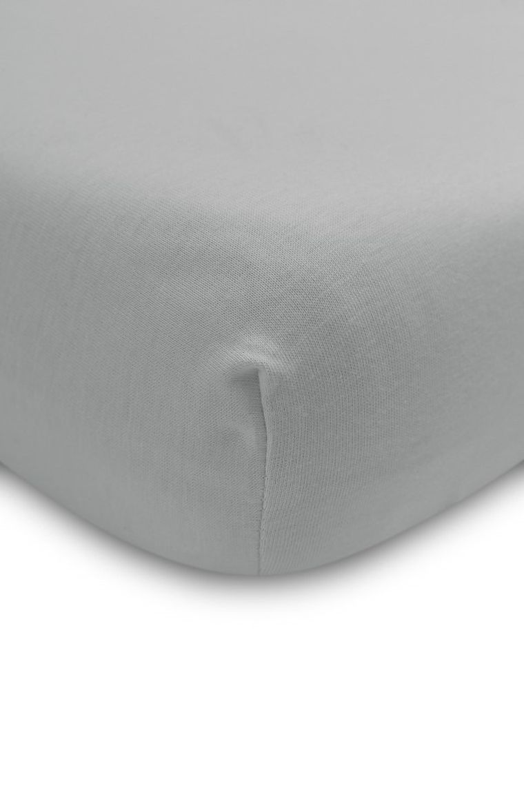 Sensillo, Deluxe, cearceaf jersey cu elastic, 120-60 cm, gri