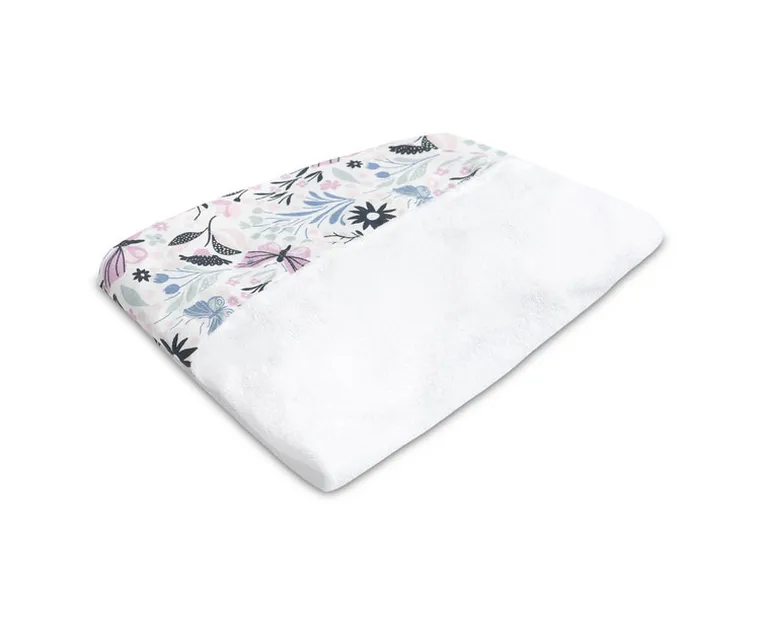 Sensillo, Fluturi, cearceaf pentru masa de infasat, roz, 50-70 cm