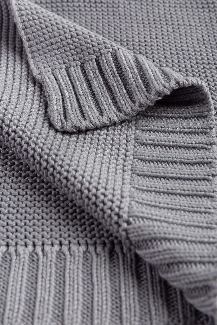 Sensillo, patura din bambus/bumbac, 80-100 cm, gri