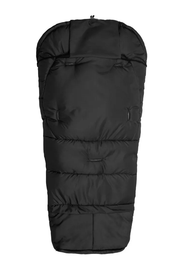 Sensillo, sac de dormit din fleece pentru carucior Combi 3-in-1, negru/gri
