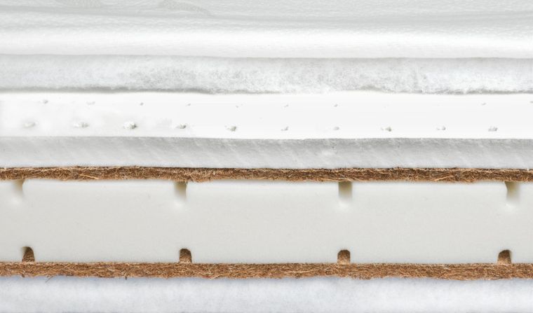 Sensillo, saltea, cocos-spuma-latex, 120-60-12 cm