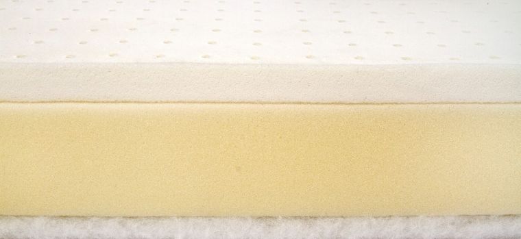 Sensillo, saltea cu doua fete, spuma-latex, 120-60-10 cm