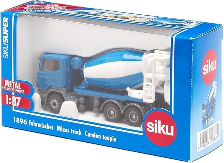 Siku, Scania, betoniera, masina, scara 1:87
