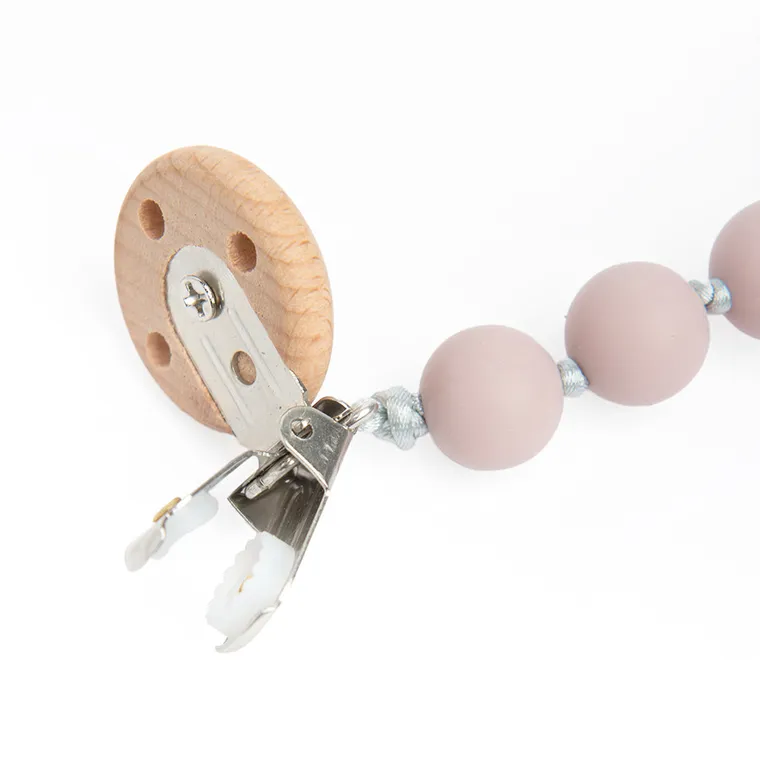 Smiki, agatatoare pentru suzeta, roz