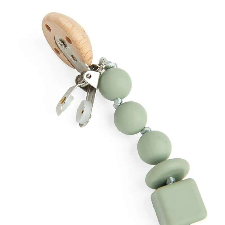 Smiki, agatatoare pentru suzeta, verde