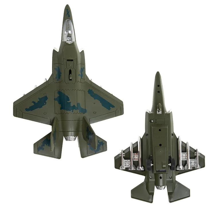 Smiki, AirTrooper, avion militar de lupta, model cu lumini si sunete, 1:16