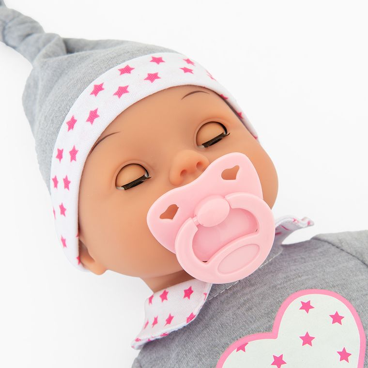 Smiki, Amelia, papusa bebelus interactiva cu hainute