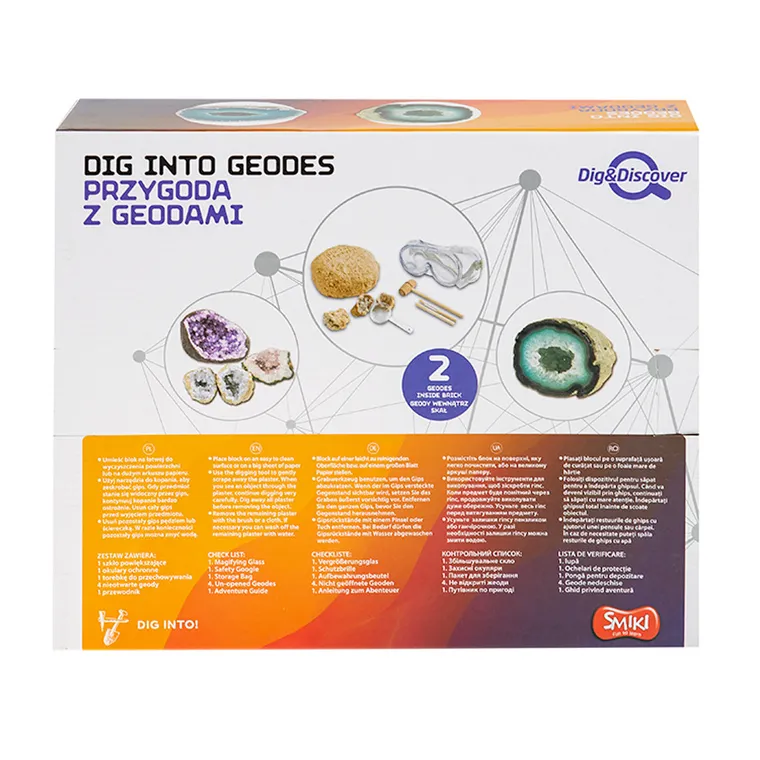 Smiki, Aventuri cu geode, trusa stiintifica