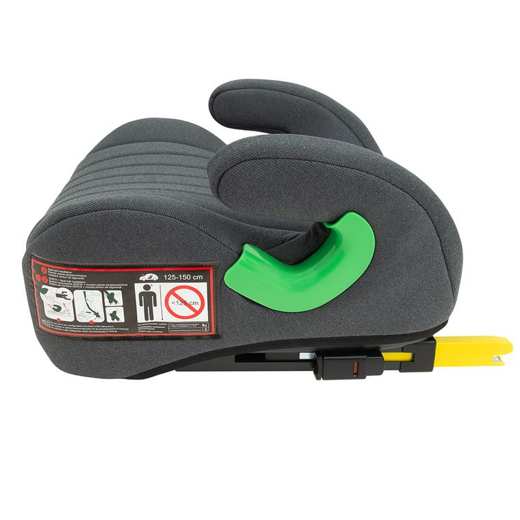 Smiki, Booster iSize, inaltator auto, isofix, gri, 125-150 cm