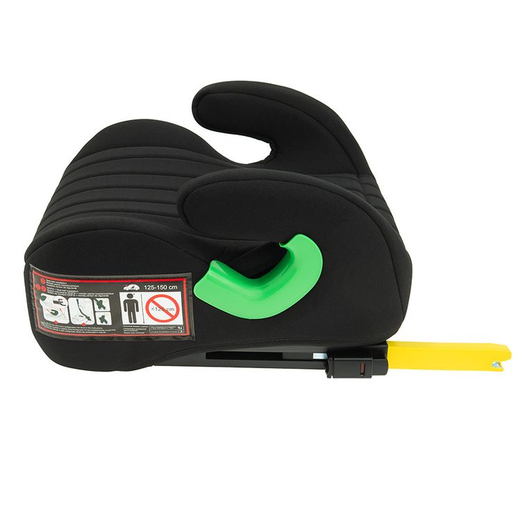 Smiki, Booster iSize, inaltator auto, isofix, negru, 125-150 cm