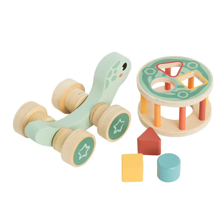 Smiki, Broasca testoasa, jucarie de tras din lemn