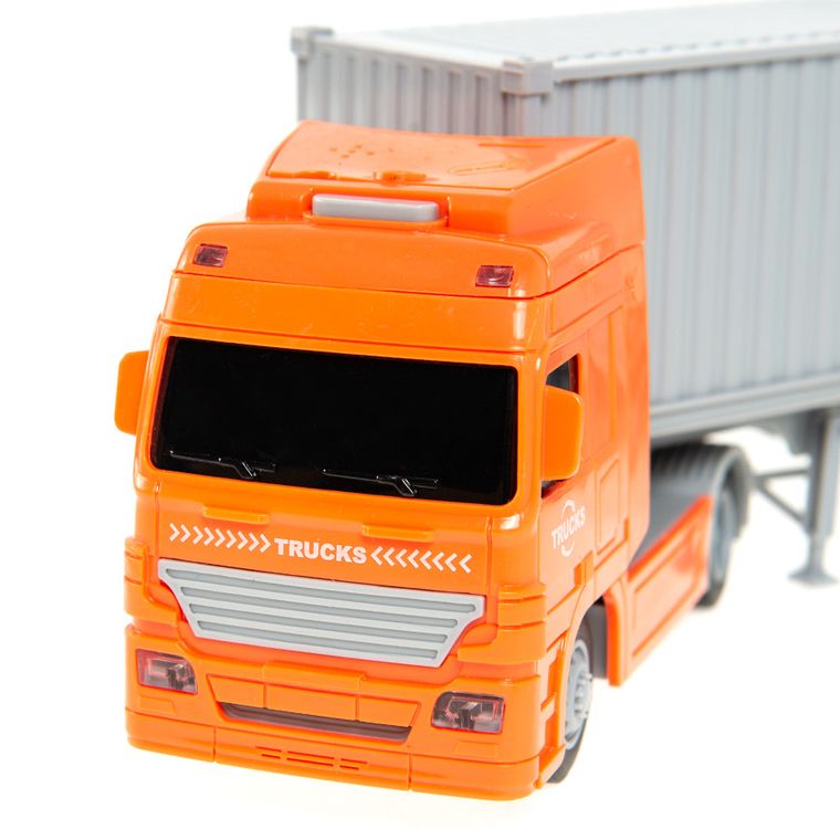 Smiki, Camion cu semiremorca, vehicul cu lumini si sunet 1:50