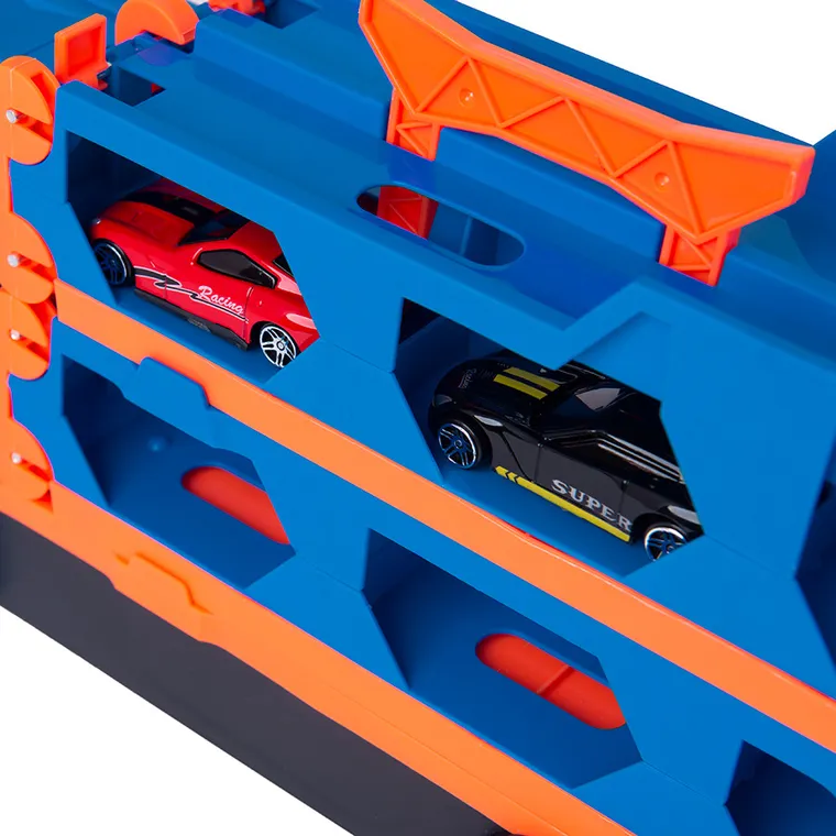 Smiki, Camion de remorcare, pista de curse cu vehicule