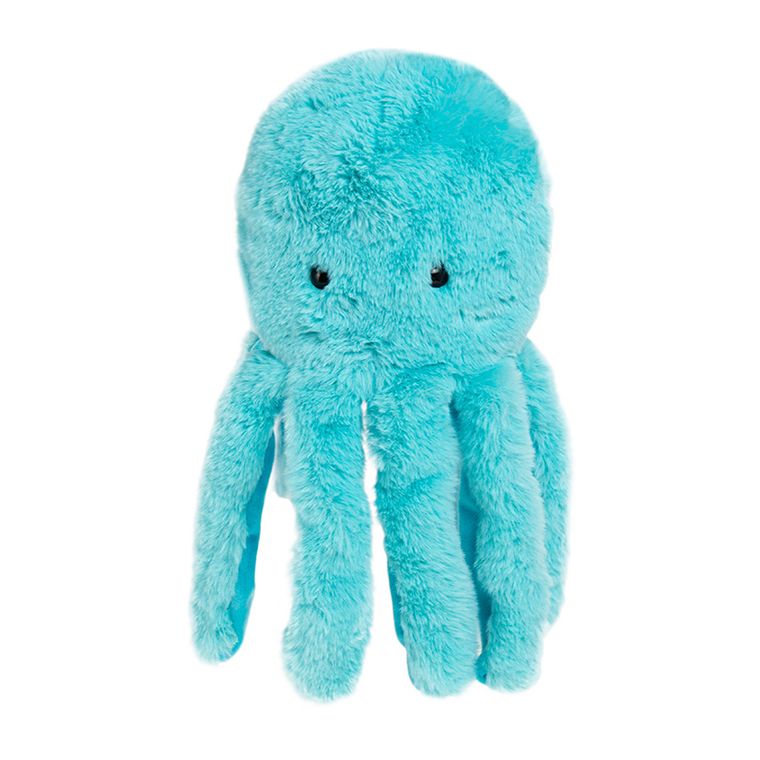 Smiki, Caracatita, jucarie de plus, albastru, 18 cm
