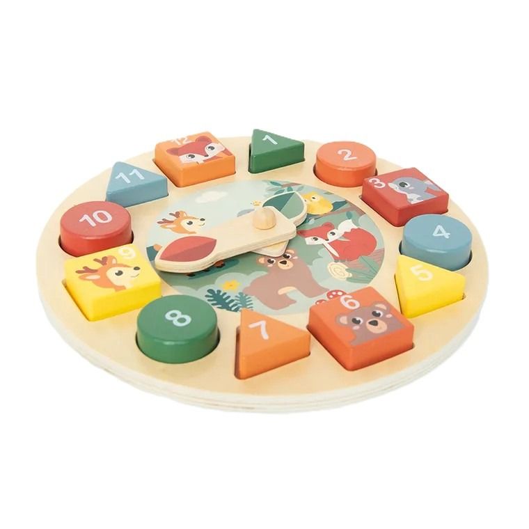 Smiki, ceas din lemn, puzzle din lemn