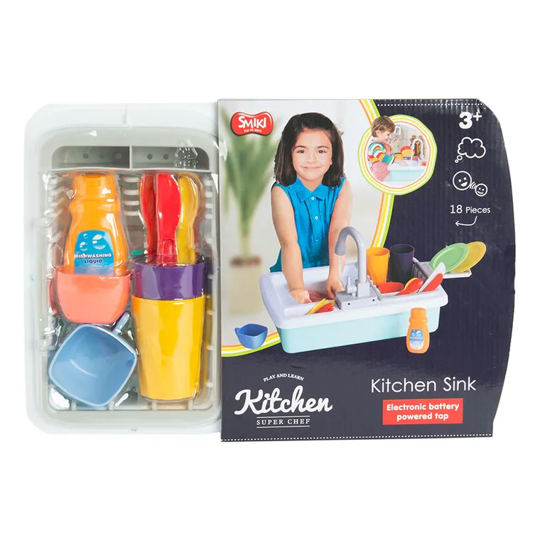 Smiki, chiuveta de bucatarie cu accesorii